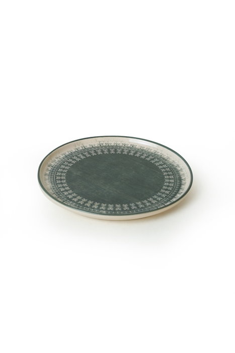 Hermia Juego para servir pasteles de cerámica, 6 piezas, Crema Hermia Juego para servir pasteles de cerámica, 6 piezas, Crema